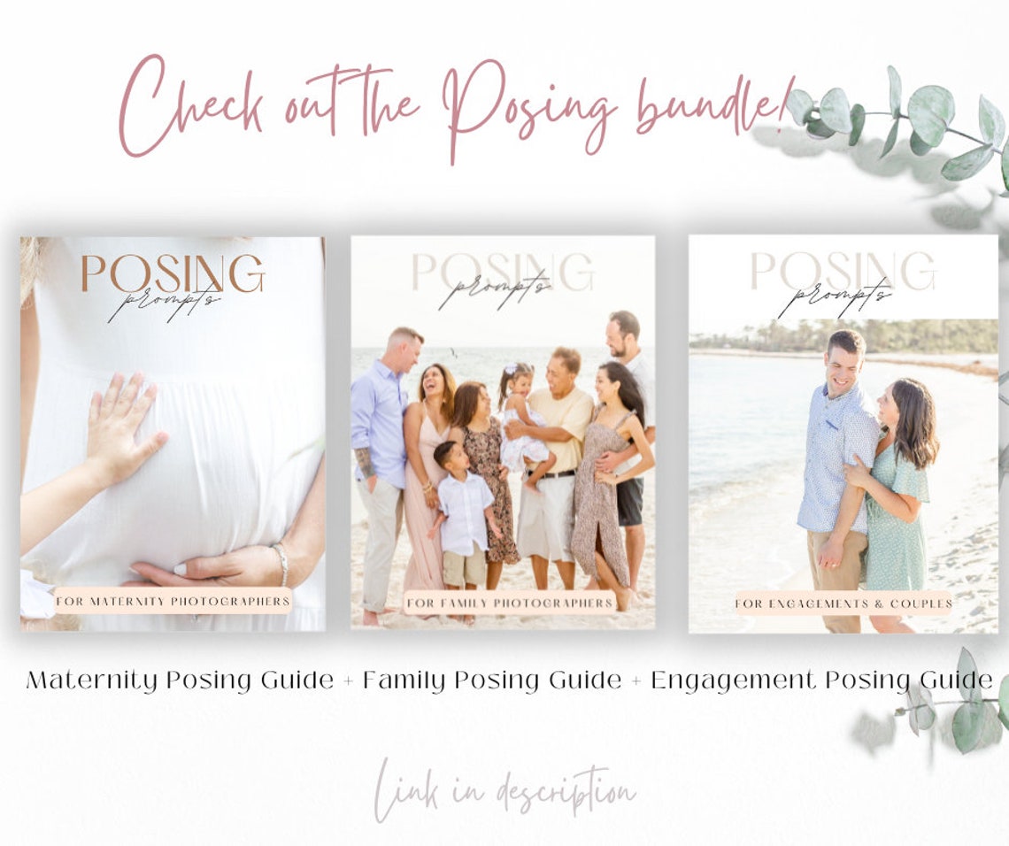 Family Posing Guide Posing Prompts for Family Photographers Etsy