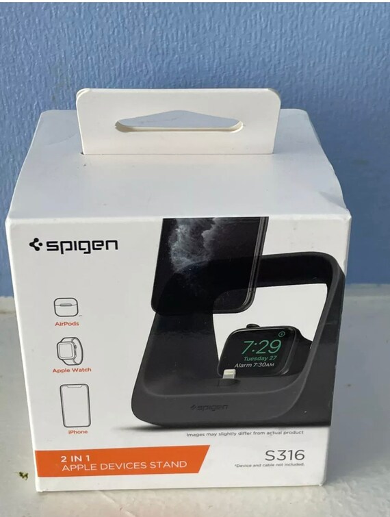 Spigen 3 in 1 Charging Stand Spigen S316 Iphon Apple Watch | Etsy