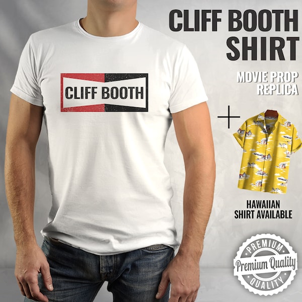 Chemise Booth Cliff, il était une fois à Hollywood chemise Champion, Cliff Booth Cosplay, Costume d'Halloween chemise film Prop réplique t-shirt classique