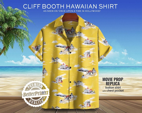 Camisa brad pitt erase una vez en hollywood sale