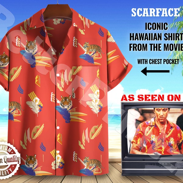 Scarface Hawaiian Shirt - Etsy UK