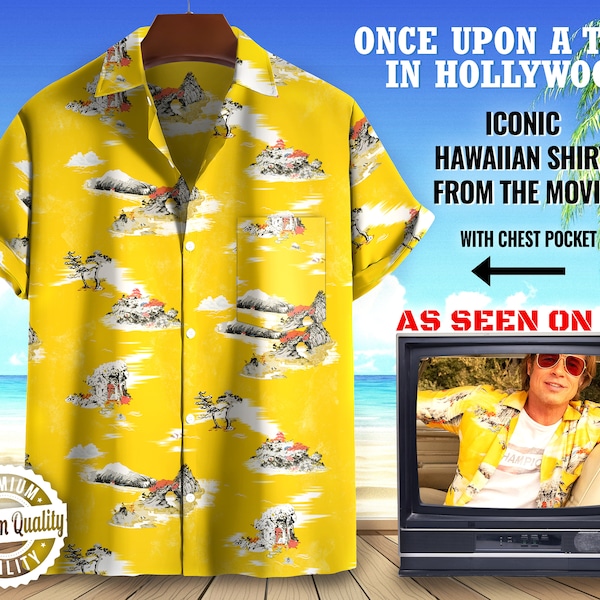 Brad Pitt Once Upon a Time in Hollywood Shirt - Etsy