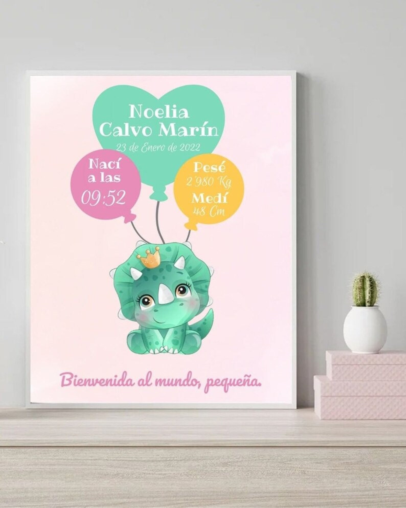 Birth Chart. Personalized Printable Sheet. Baby Room Decoration ...