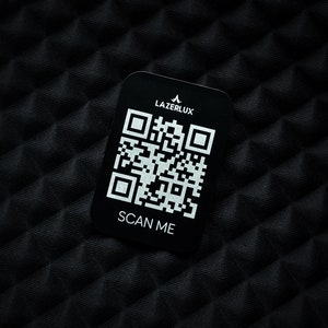 Personalisierter QR-Code für die Gravur, Unterstützung für benutzerdefinierte QR-Codes, kontaktloses Menü, Restaurant, Gastronomie, Bar, Instagram QR-Code, Facebook, B & B