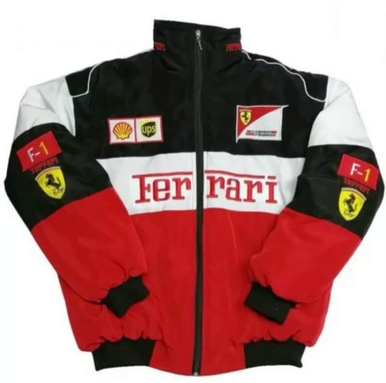 Chaqueta de carreras de Fórmula 1 NASCAR Ferrari Vintage Style - Etsy