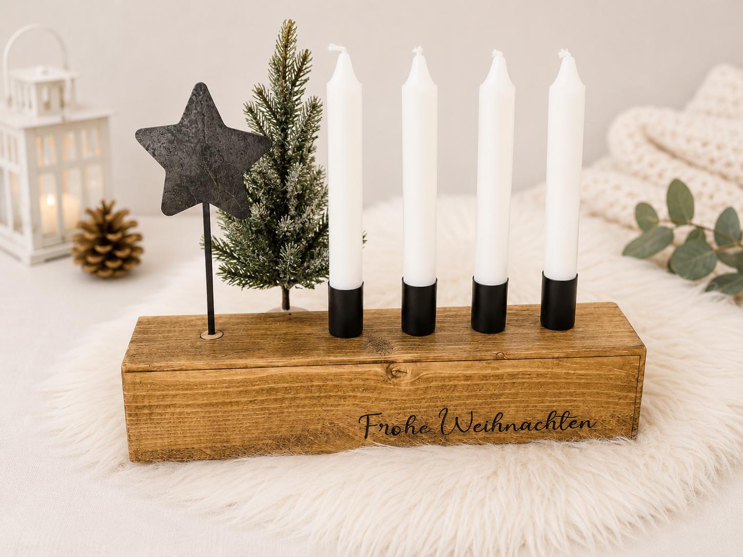 Alter adventskranzhalter