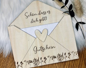 Muttertag,Geschenk für Oma und Opa, Geschenkidee Gutschein, Muttertagsgeschenk, Geschenkverpackung