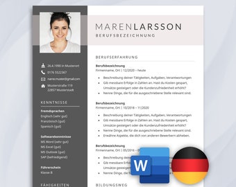 Bewerbungsvorlagen Word Lebenslauf Vorlage Bewerbung Bewerbungsvorlage Lebenslauf Vorlage Deutsch Bewerbungsvorlagen deutsch CV Vorlage Word