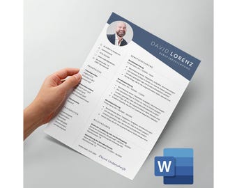 German CV Template for Word