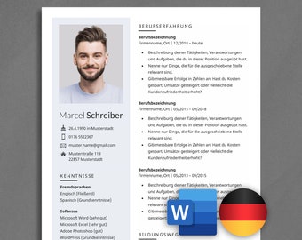 Bewerbungsvorlage Word moderner Lebenslauf Vorlage Deutsch Bewerbung Vorlage professionelle Bewerbungsvorlagen Deutsch Lebenslaufvorlage