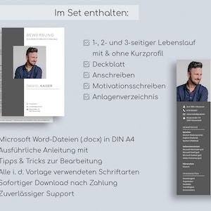 Bewerbungsvorlage Lebenslauf Vorlage Deutsch Bewerbungsvorlagen deutsch CV Vorlage Bewerbungsvorlagen Word Bewerbung CV Deutsch image 7