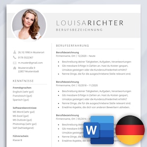 Bewerbungsvorlagen Lebenslauf Vorlage Deutsch Bewerbung CV Deckblatt Anschreiben