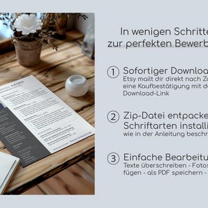 Bewerbungsvorlage Lebenslauf Vorlage Deutsch Bewerbungsvorlagen deutsch CV Vorlage Bewerbungsvorlagen Word Bewerbung CV Deutsch image 9