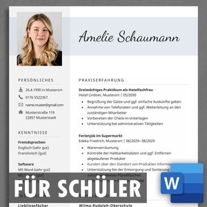Lebenslauf Schüler Bewerbung Praktikum Ausbildung Schülerpraktikum Lebenslaufvorlage Schüler Bewerbungsvorlage Lebenslauf Vorlage Schüler
