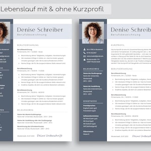 Vorlage Lebenslauf
