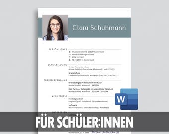 German student resume template