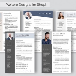 May include: Five different resume templates with a gray and white color scheme. Each template features a headshot of a person and a section for their professional information.