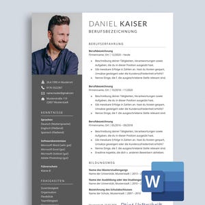 Bewerbungsvorlage Lebenslauf Vorlage Deutsch Bewerbungsvorlagen deutsch CV Vorlage Bewerbungsvorlagen Word Bewerbung CV Deutsch