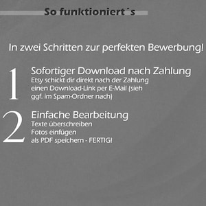 May include: A two-step guide for creating a perfect application. Step one: Download the application after payment. Step two: Edit the text, add photos, and save as a PDF.