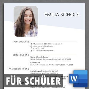 Lebenslaufvorlage Schüler Vorlage Schüler Lebenslauf Schülerpraktikum Bewerbung Praktikum Ausbildung Lebenslauf Vorlage Schüler Deutsch Word