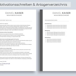 Motivationsschreiben