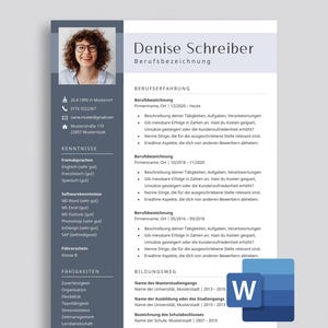 Moderne Bewerbungsvorlage Word Lebenslauf Vollage Deutsch Bewerbung Vorlage Bewerbungsvorlagen Deutsch CV Vorlage Word Bewerbungsmappe