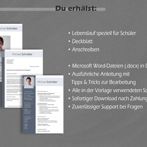 lebenslauf vorlage schüler