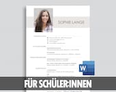 Schüler Lebenslauf Vorlage Schüler Bewerbung Praktikum Ausbildung Schülerpraktikum Lebenslauf Schüler Bewerbungsvorlage Schüler Word