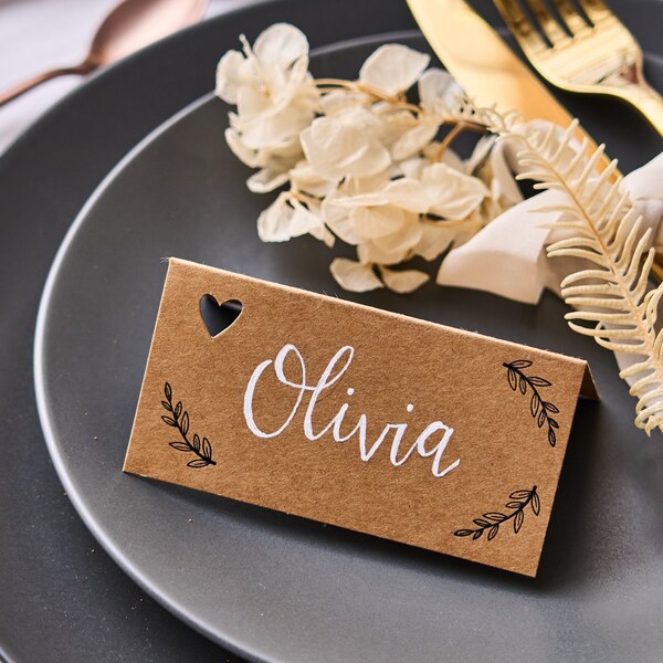 Wedding Place Cards Etsy UK