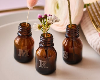 Gravierte Mini Vase Hochzeitsbegünstigung