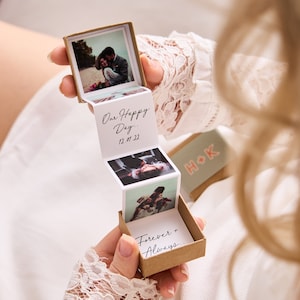 Personalised Wedding Memory Token Box image 1