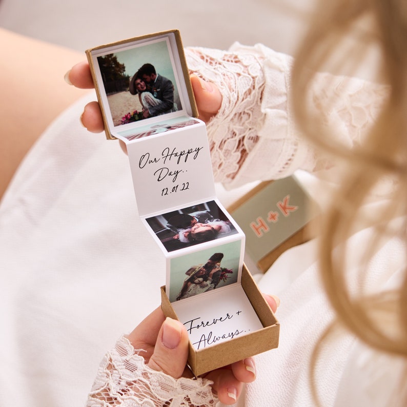 Personalised Wedding Memory Token Box image 1