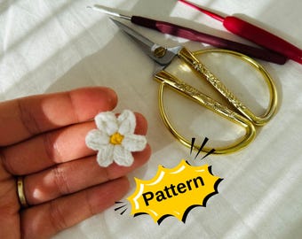 Videotutorial haken madeliefje – les handgemaakte appliqué direct downloaden