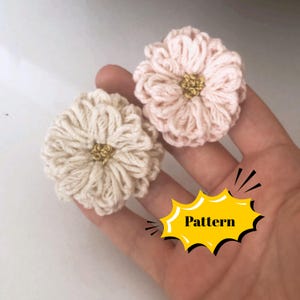 Motif de fleurs au crochet (vidéo) - Tutoriel étape par étape - Embellissement de fleurs à faire soi-même