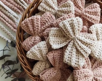 Handgemaakte gehaakte strikapplicaties – katoen/acrylgaren, knutselen en naaien