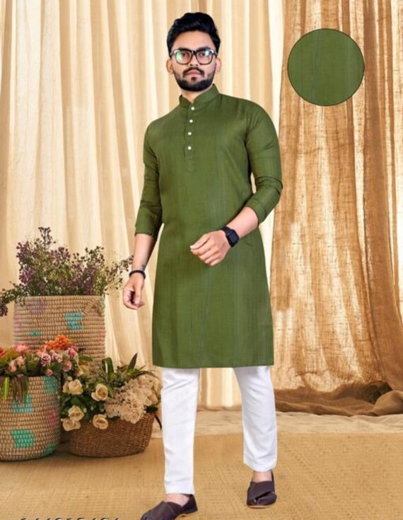 Traditional Wear Men s Classy Men s Kurta Pajama Birthday Wedding