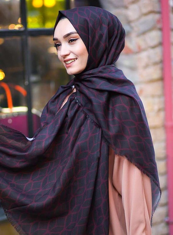 Stay Stylish and comfortable with Printed Jersey Hijab-Al