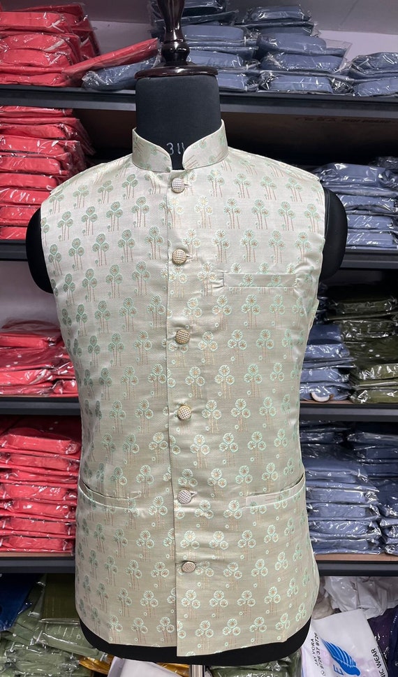 Nehru Jacket Koti Ethnic Wear for Men Wedding Wear Koti JACQUARD