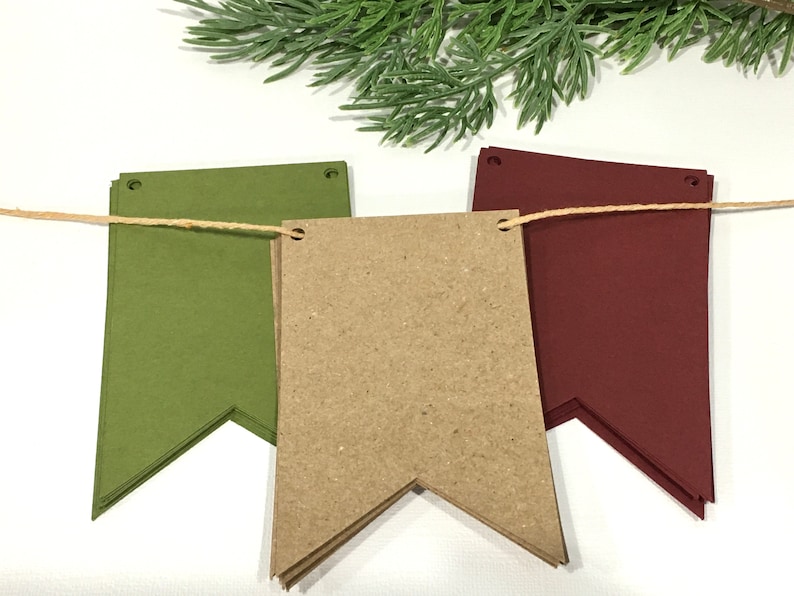 DIY Cardstock Party Banner, Blank Banner Flags, Fishtail Banner Cardstock, Flags Diy Party