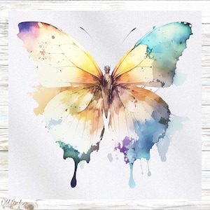 Printed Fabric Panel - Butterfly Fabric Panel - Quilt Panel - Quilting Fabric - Print on Fabric - Small Quilt Panel -Panel for Quilting