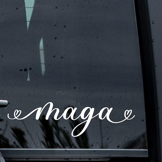 Maga Decal, Maga Sticker, Deplorable Sticker, Maga Republican, Patriotic Car Decal, Maga Car Decal, Trump Decals, Car Decal, Truck Decal