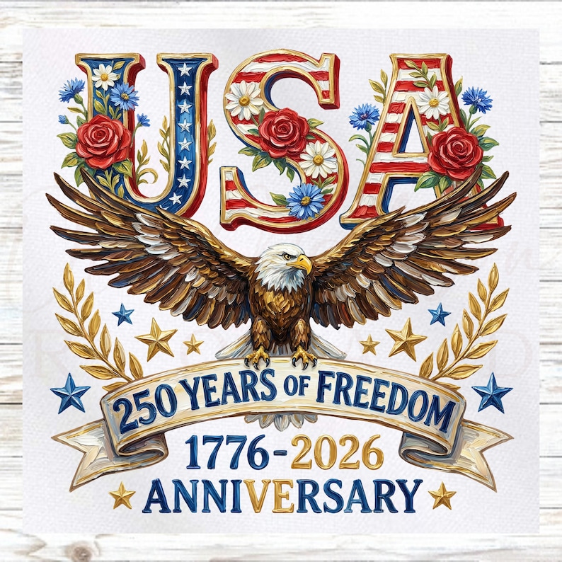 Patriotic Fabric Panel - America 250th Fabric Panel - Quilt Panel ...