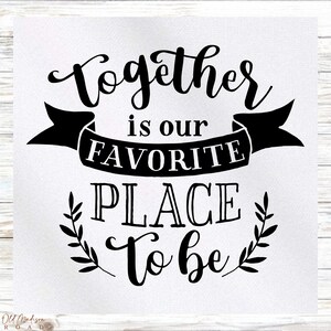 Together is Our Favorite Fabric Panel - Fabric Panel - Quilt Panel - Quilting Fabric - Print on Fabric-Small Quilt Panel-Panel for Quilting