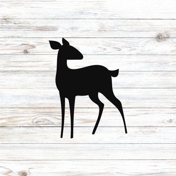 Doe Decal, Vinyl Decal, Laptop Decal, Personalized Decal, Camper Decal, Hiking Decal, Car Decal, Truck Decal, Deer Decal, Deer Sticker