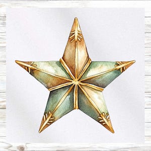 Kerststofpaneel - met sterren bedrukte stofpaneel-quiltpaneel-quiltstof - print op stof - klein quiltpaneel - paneel voor quilten