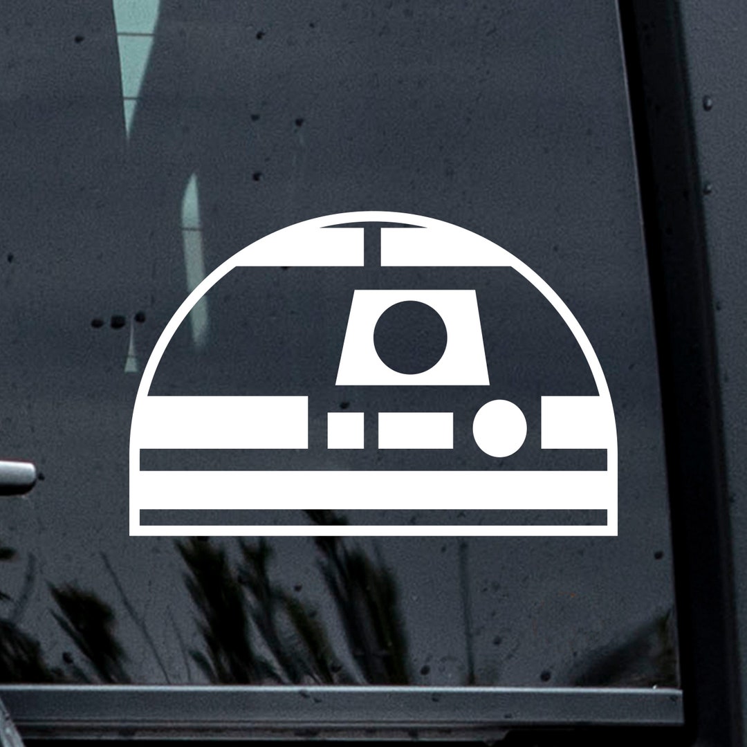 R2D2 Decal, Darth Vader Decal, Star Wars Decal, Star Wars Car Decal, Star Wars Truck Decal, Star ...