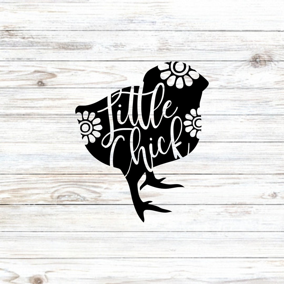 Little Chick Decal, Chicken Mom Decal, Hen Decal, Animals in Glasses ...