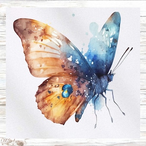 Printed Fabric Panel - Butterfly Fabric Panel - Quilt Panel - Quilting Fabric - Print on Fabric - Small Quilt Panel -Panel for Quilting