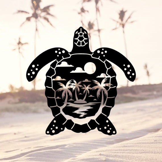 Turtle car decal discount