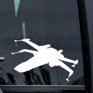 Rebel Alliance with X Wing Fighters Decal, Rebel Alliance Decal, Star Wars Decal, Star Wars Car Decal, Rebel Alliance Sticker, Star Wars